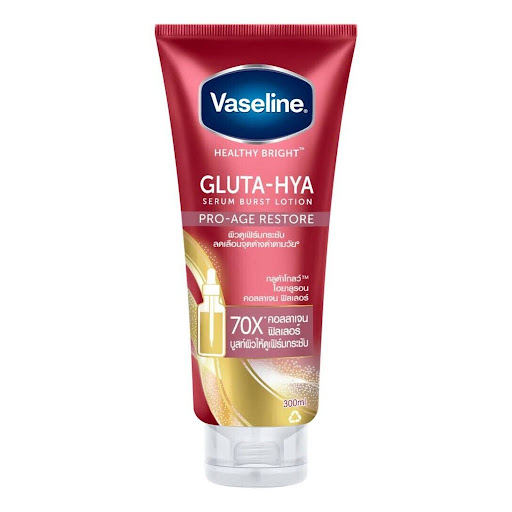 لوسیون ضد پیری پوست گلوتا هیا سرم برست وازلین - 300 میل - Vaseline