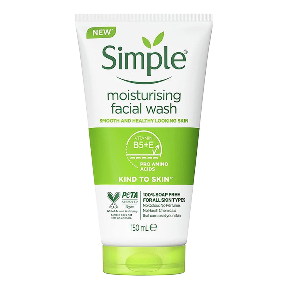 ژل شستشوي صورت آبرسان سيمپل - 150 ميل - Simple Moisturising