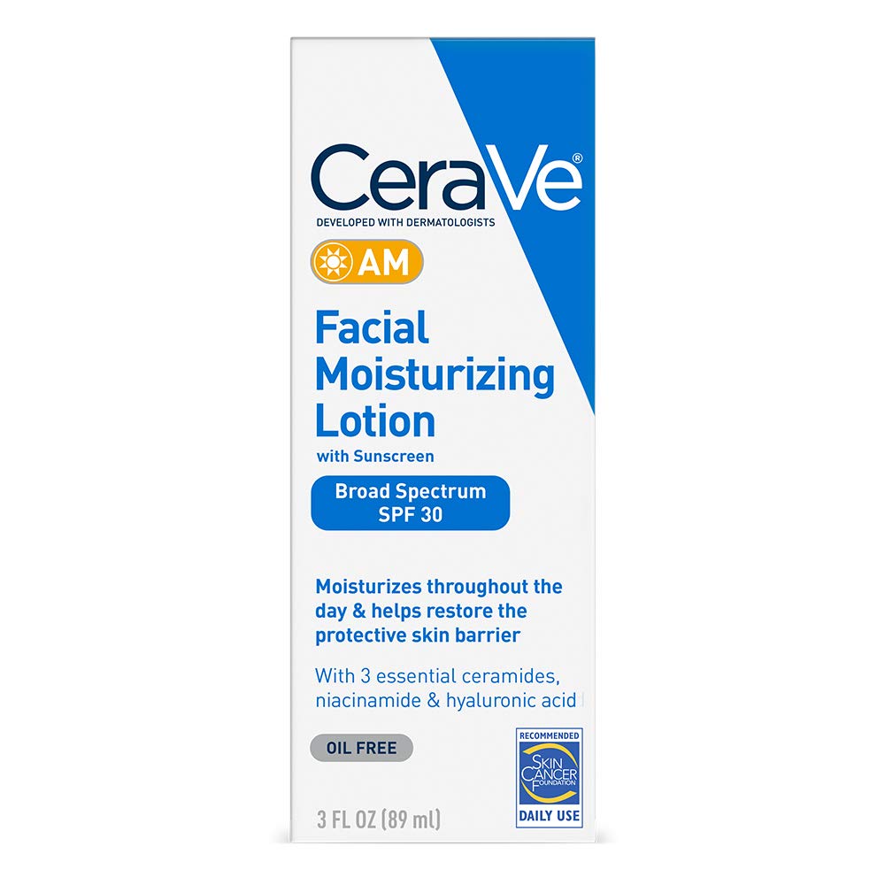 کرم لوسیون آبرسان صورت فاقد چربی سراوي - با ضد آفتاب SPF30 ویژه روز - Cerave