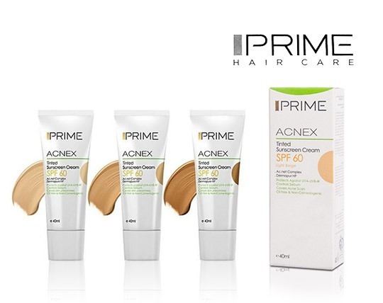 کرم ضد آفتاب رنگی پريم SPF60 - در 3 رنگ 40 میل - Prime