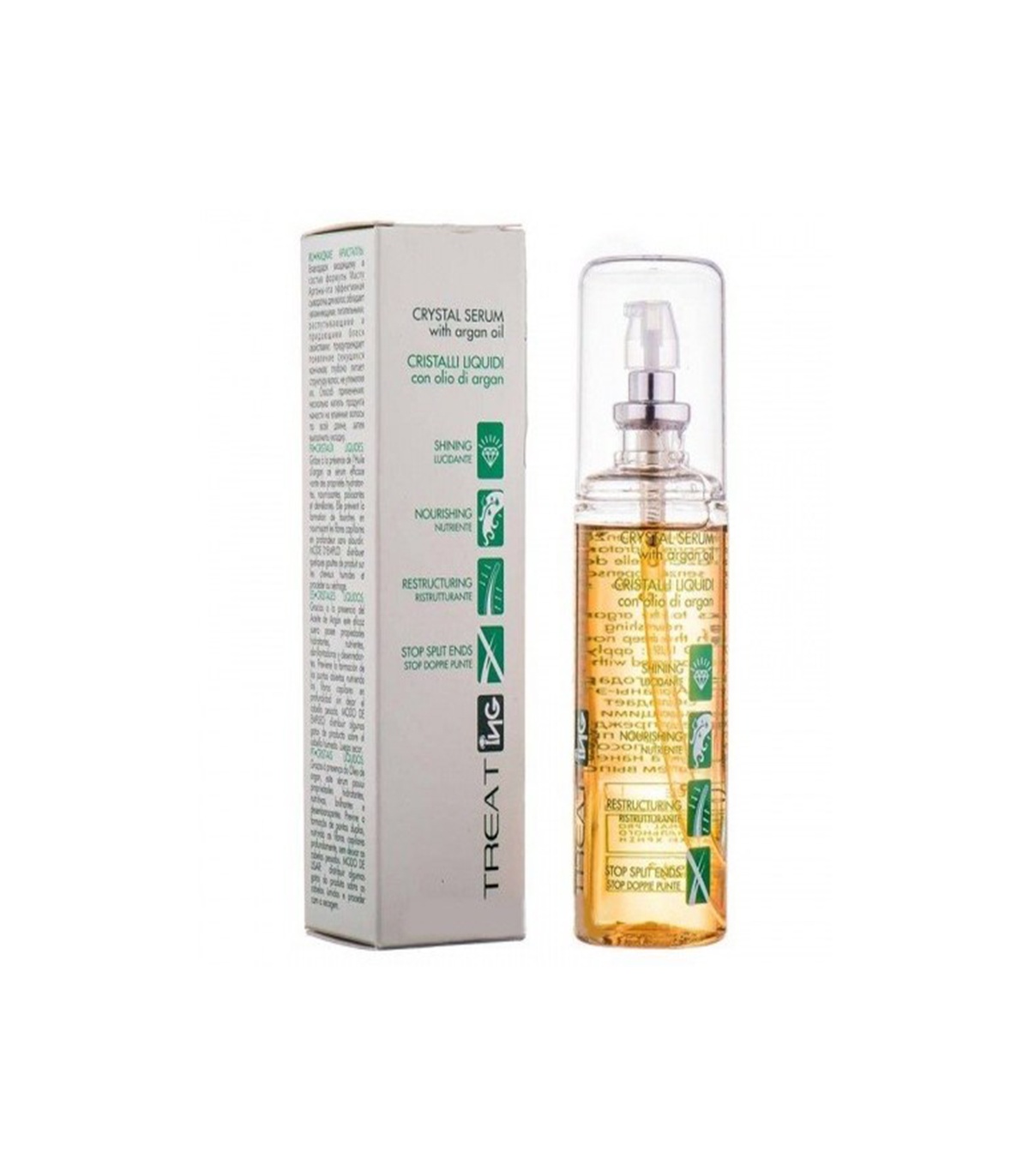 سرم موی آرگان و کريستال آی ان جی - 80 میل - ING Crystal Serum With Argan Oil