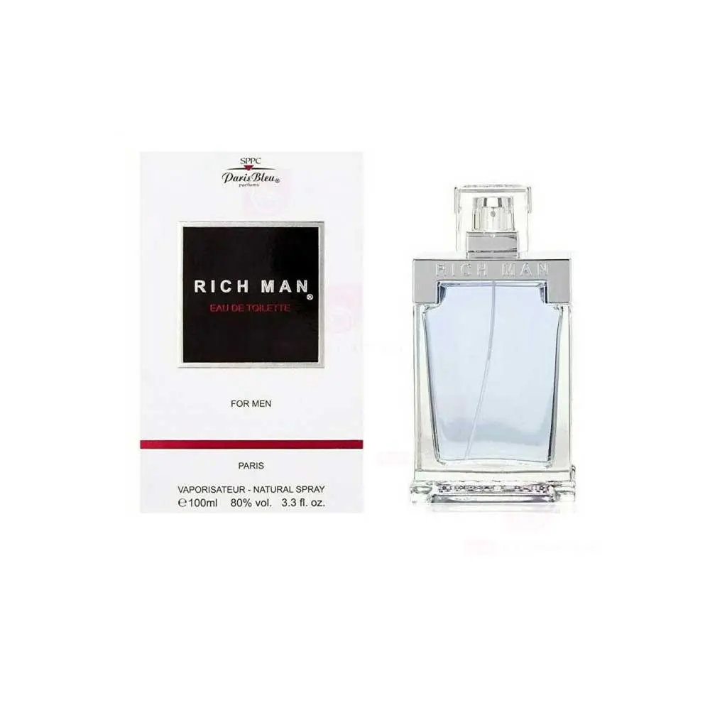 ادو تويلت مردانه ریچ من پاریس بلو - 100 میل - Paris Blue Rich Man