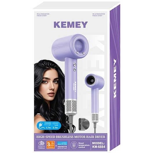 سشوار طرح دايسون کيمي مدل - Kemei KM6884