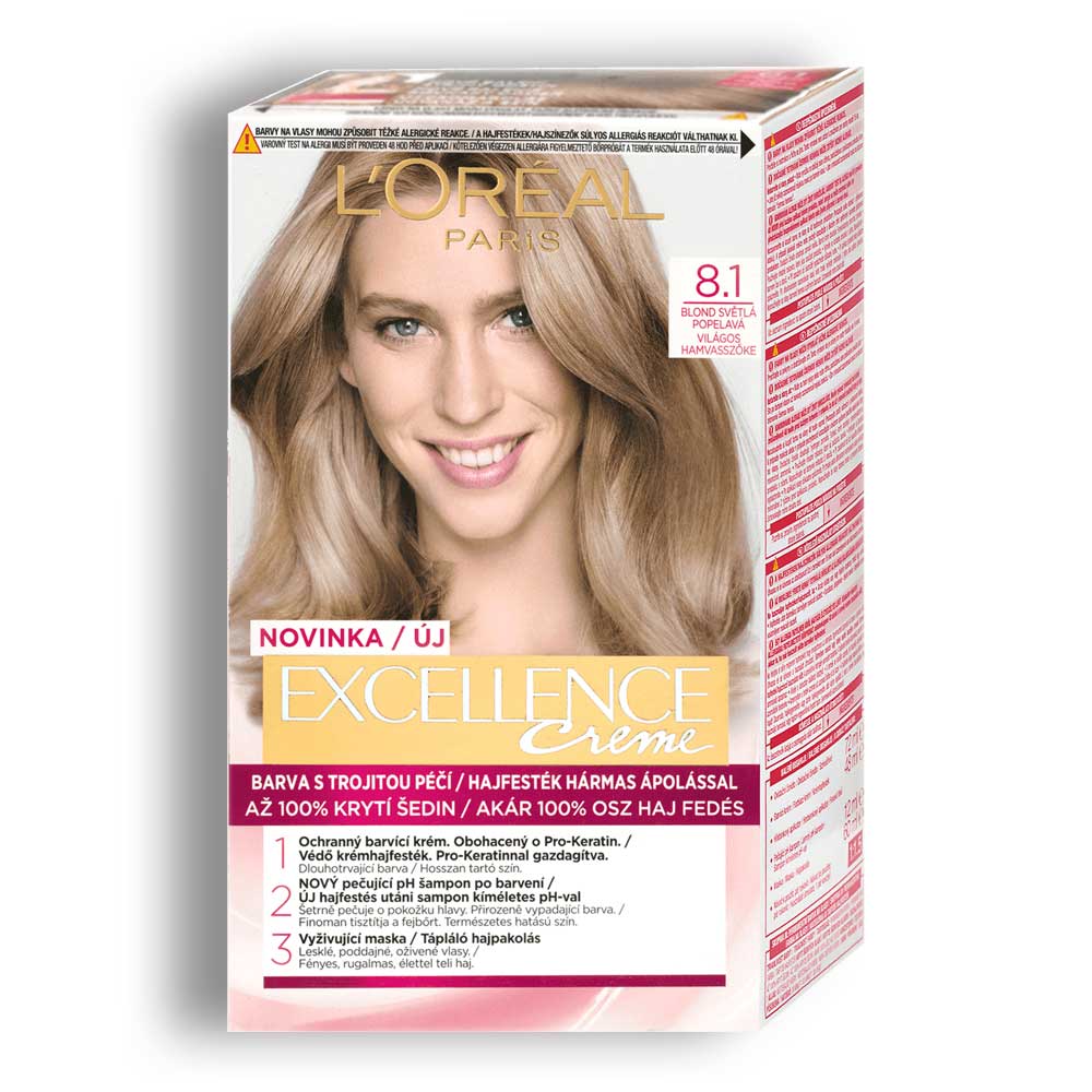 کيت رنگ مو لورآل اکسلنس فرانسه - 8/1 - Loreal