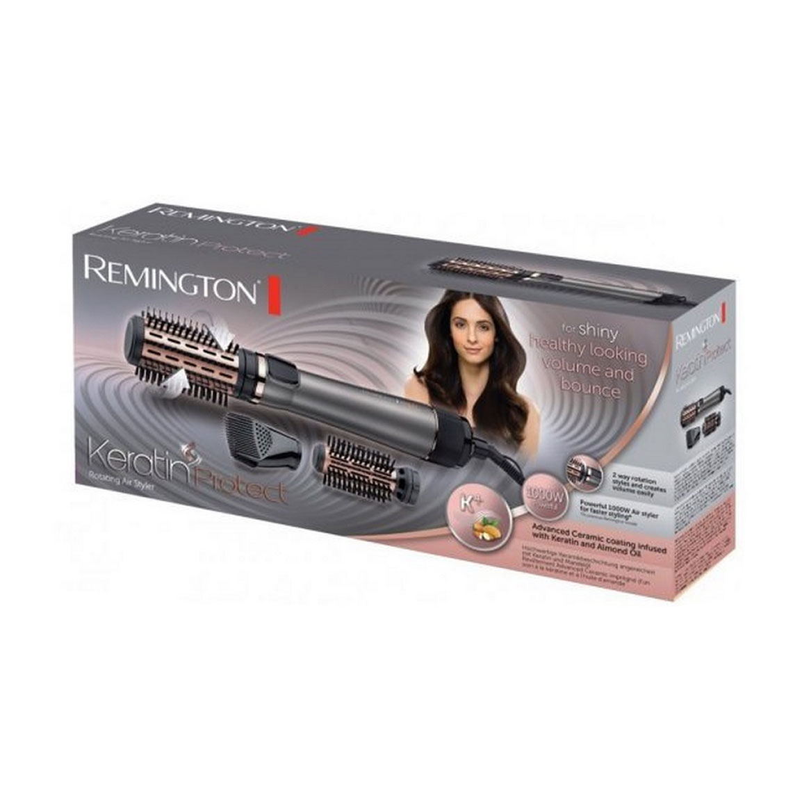 سشوار رمينگتون چرخشي کراتين تراپي مدل AS8810 - (1000 وات) - Remington