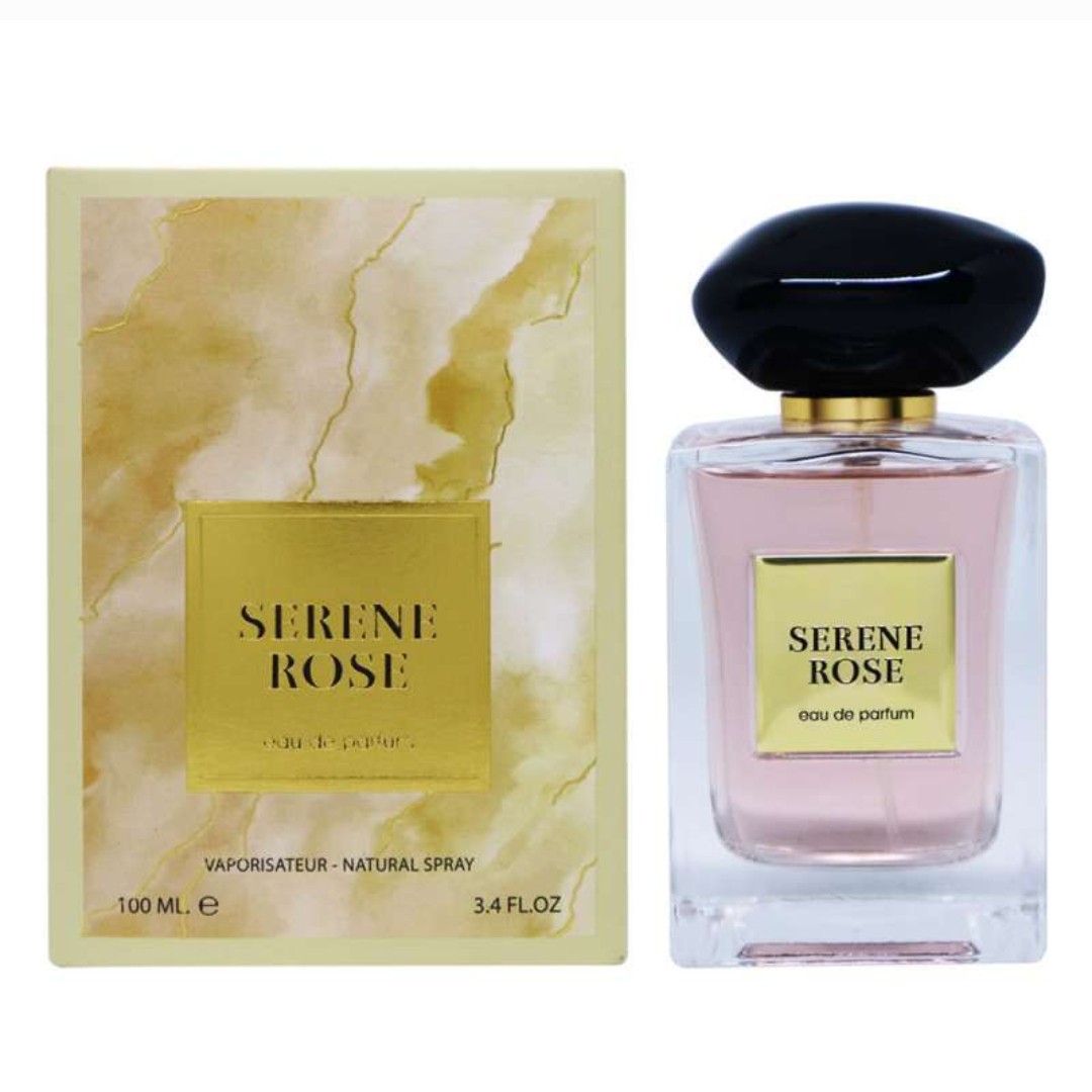 ادو پرفيوم زنانه سرن رز فرگرانس ورلد - 100 میل - Fragrance World Serene Rose