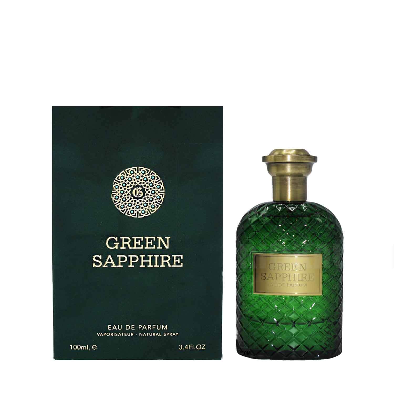 ادو پرفيوم مردانه و زنانه گرین سفیر فرگرانس ورلد - 100 میل - Fragrance World Green Sapphire