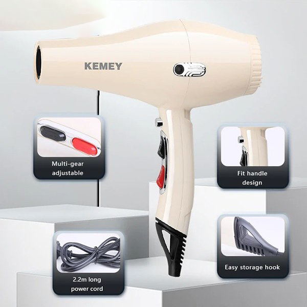 سشوار کيمي 1300وات  - Kemei KM6878