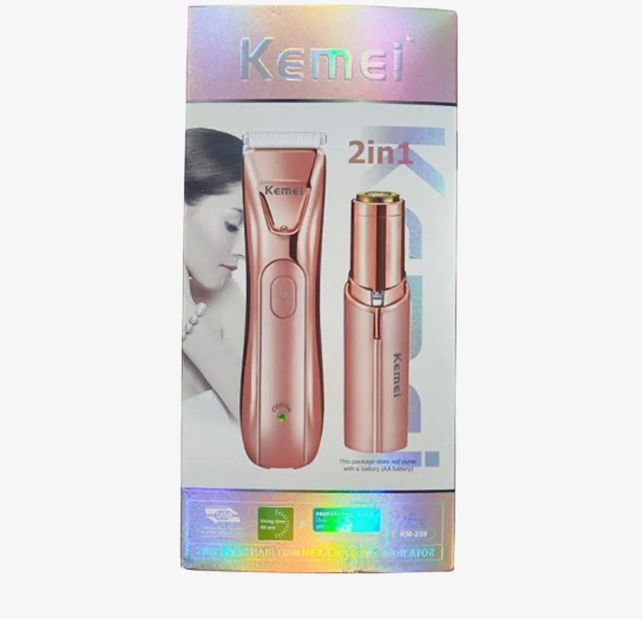 مو زن بدن زنانه(تريمر) شارژي کيمي Kemei - KM-259