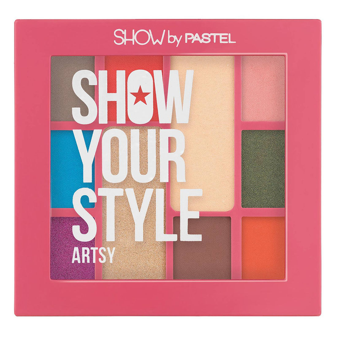 پالت سايه چشم 10 رنگ شو یور استايل پاستل - رنگبندی مختلف - Pastel Show your Style